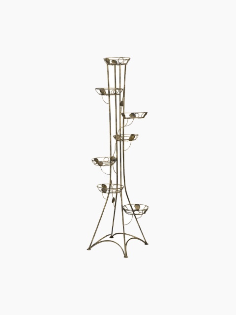 Stilvoller hoher Blumenständer aus Metall | Akspol