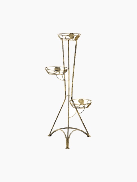 Stylowy stojak na kwiaty, elegancki kwietnik metalowy