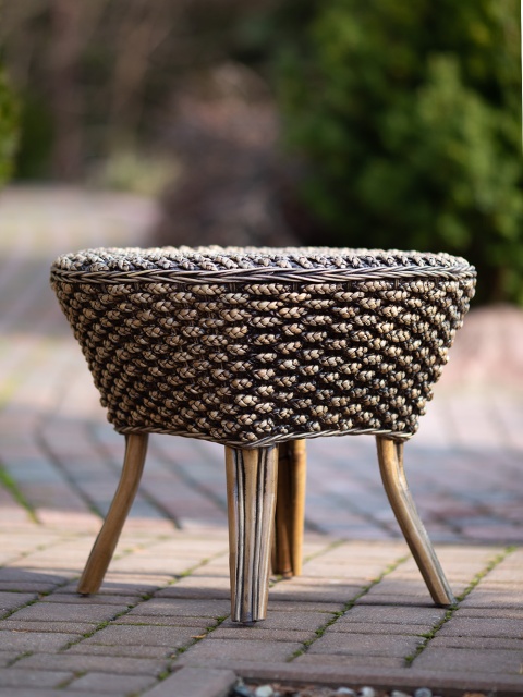 Stolik rattanowy naturalny