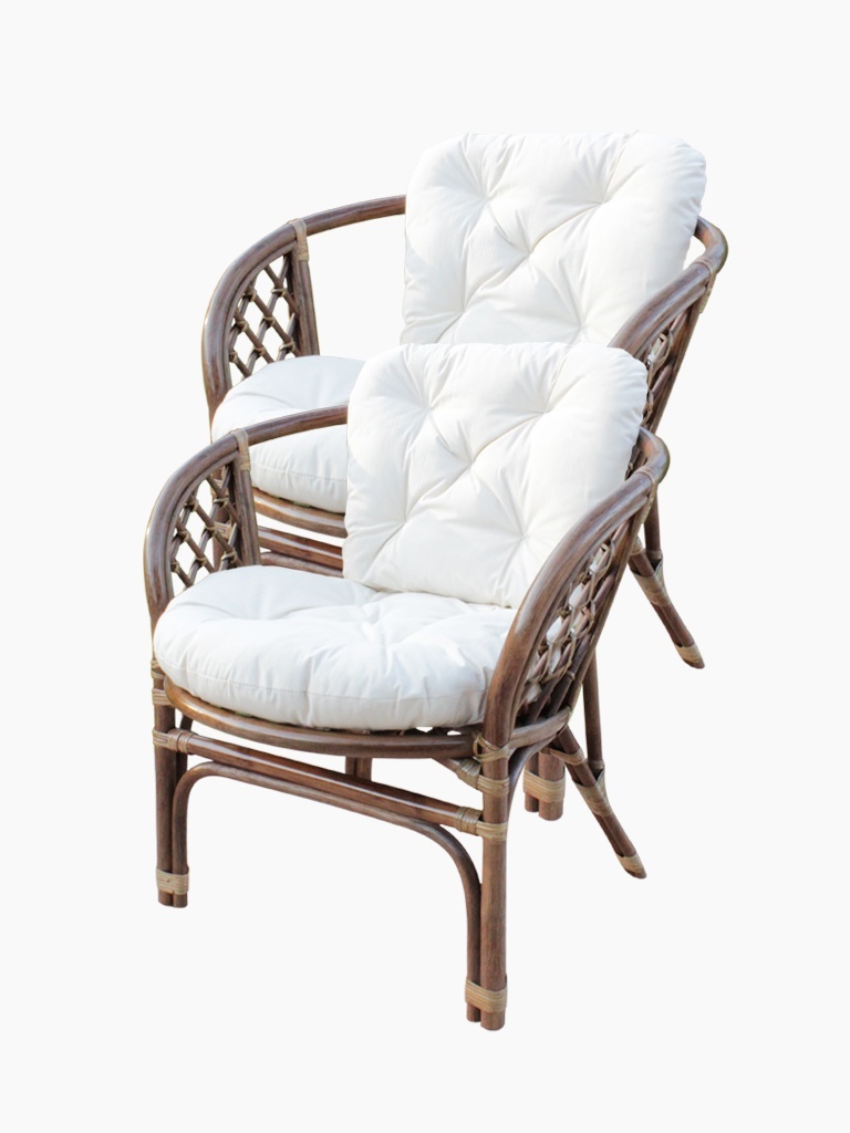 Rattanowy fotel do ogrodu i domu, 2 fotele rattanowe