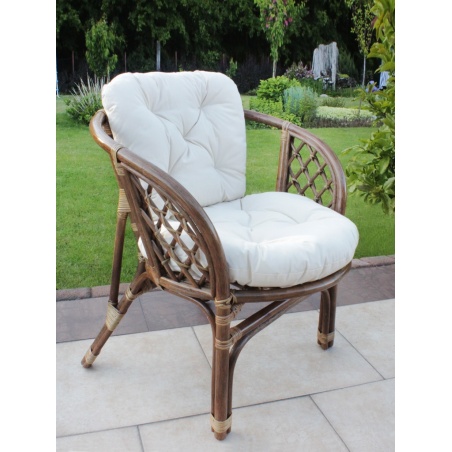 Fotel ogrodowy naturalny