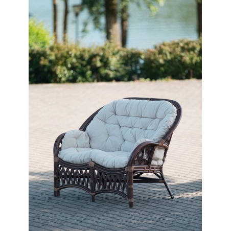 Ogrodowa sofa rattanowa