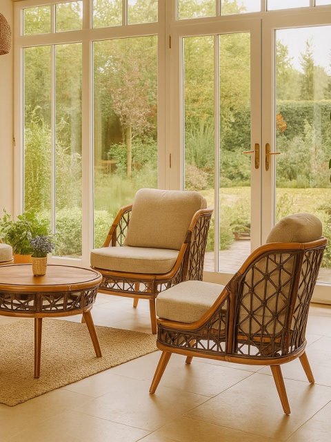 Stilvolle Rattanmöbel