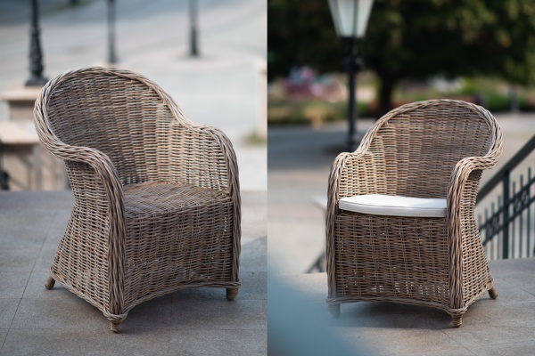 Provenzalischer Rattansessel