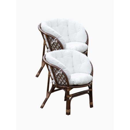 Fotel na balkon, do ogrodu z rattanu - bahama