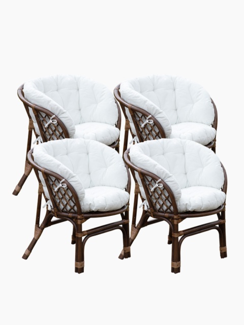 Rattansessel-Set für Garten und Zuhause