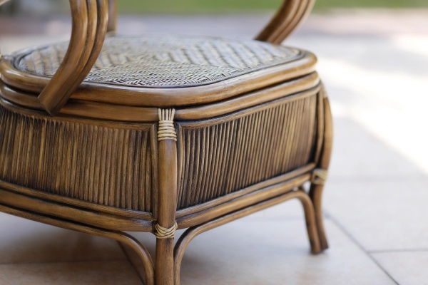 Natürliches Rattan mit Bambus