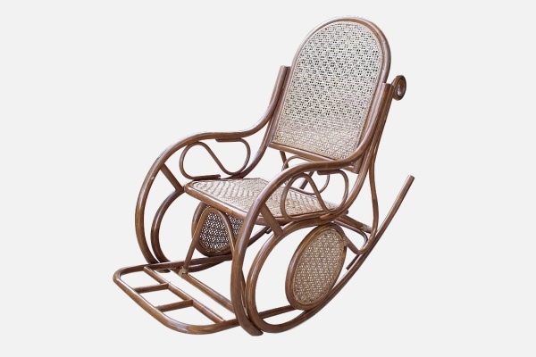 Rattan-Schaukelstühle - Natur-Rattan - 100% Natur