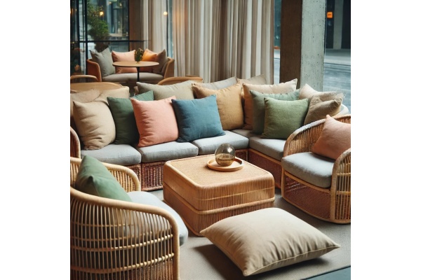 Kissen für Rattanmöbel, Kissen für Sessel und Sofas