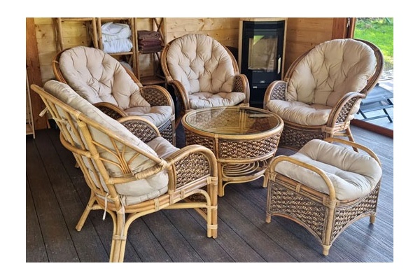 Rattan-Sets für vier Personen für Haus und Garten | Akspol