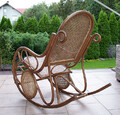 Meble rattanowe - rattanowy fotel bujany