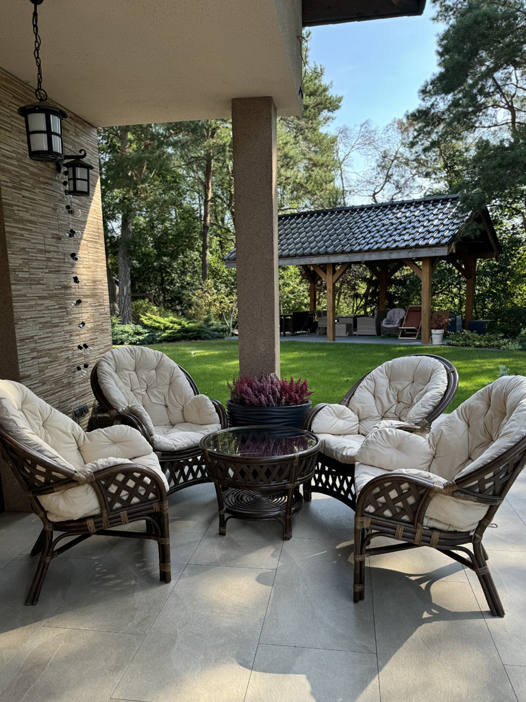 Gartenmöbel aus Rattan