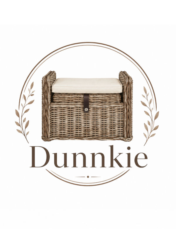Skrzynia z rattanu z siedzkiem Dunnkie