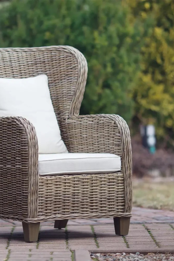 Fotel rattanowy do stylu Boho