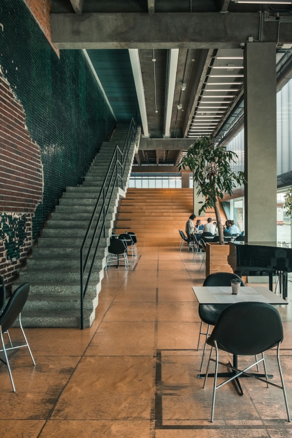 Loftstil industrielle Treppe