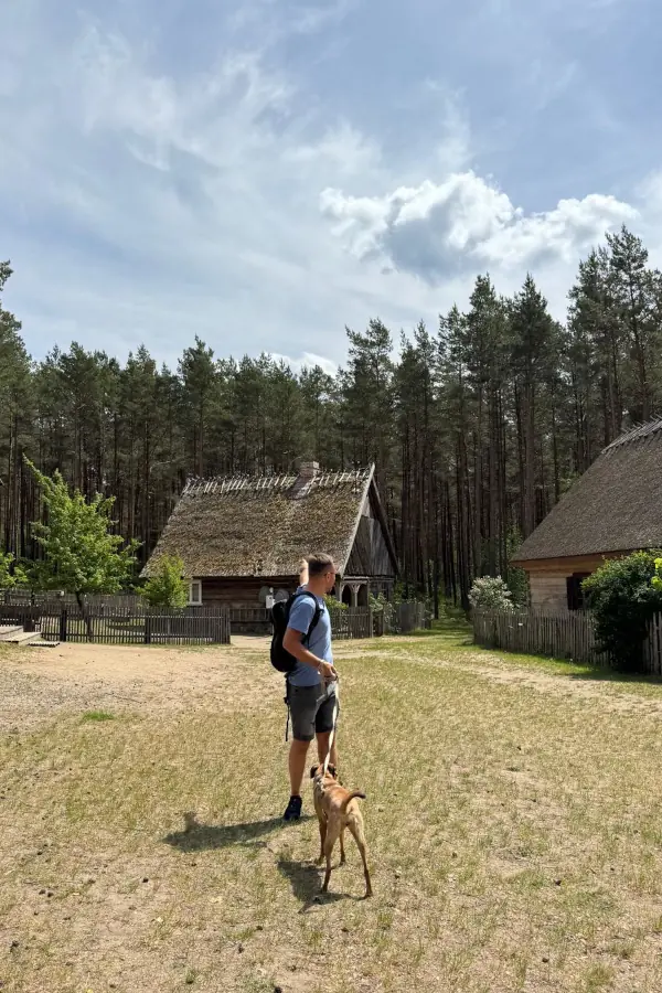 areál múzea Wdzydze