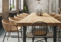 Dicke Holzplatte, Tisch mit dicker Platte - lass dich inspirieren!