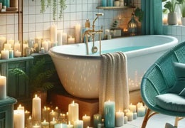 Łazienka z kolorem turkusowym - zobacz to połącznie barw !