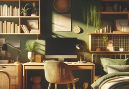 Pokój z kolorem zielonym - inspiracja - zobacz co musisz wiedzieć