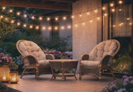 Záhradné girlandy – malý trik, ktorý úplne premení tvoju terasu a záhradu