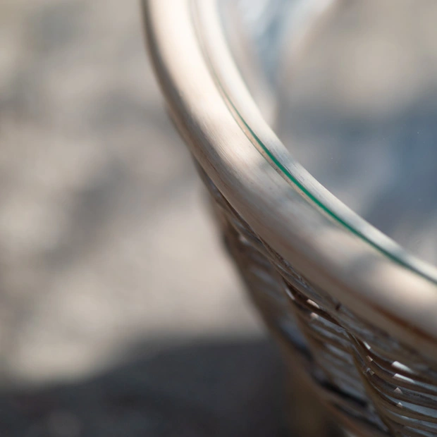 bielený prírodný ratan