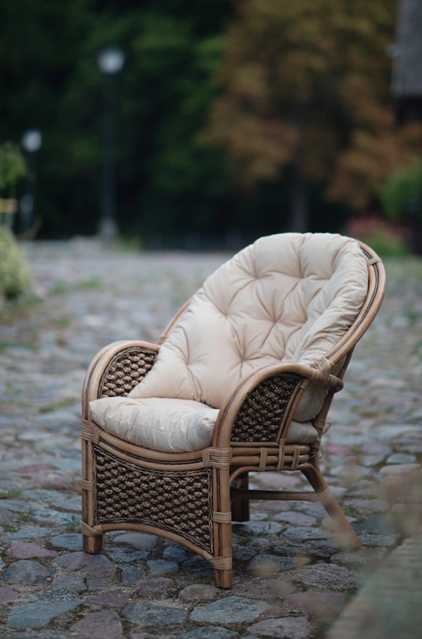 rattansessel natur handmade