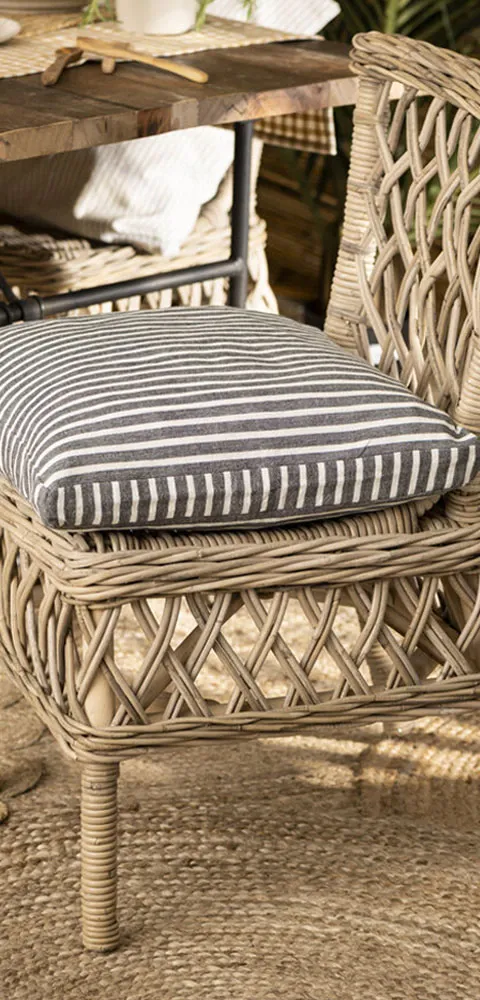 Skandinavischer Rattanstuhl